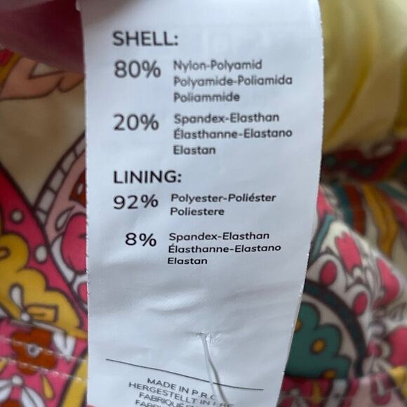 Cupshe Paisley Crossback Bikini Set Large Side-Tie High Waist Bottoms Women’s - Picture 8 of 10